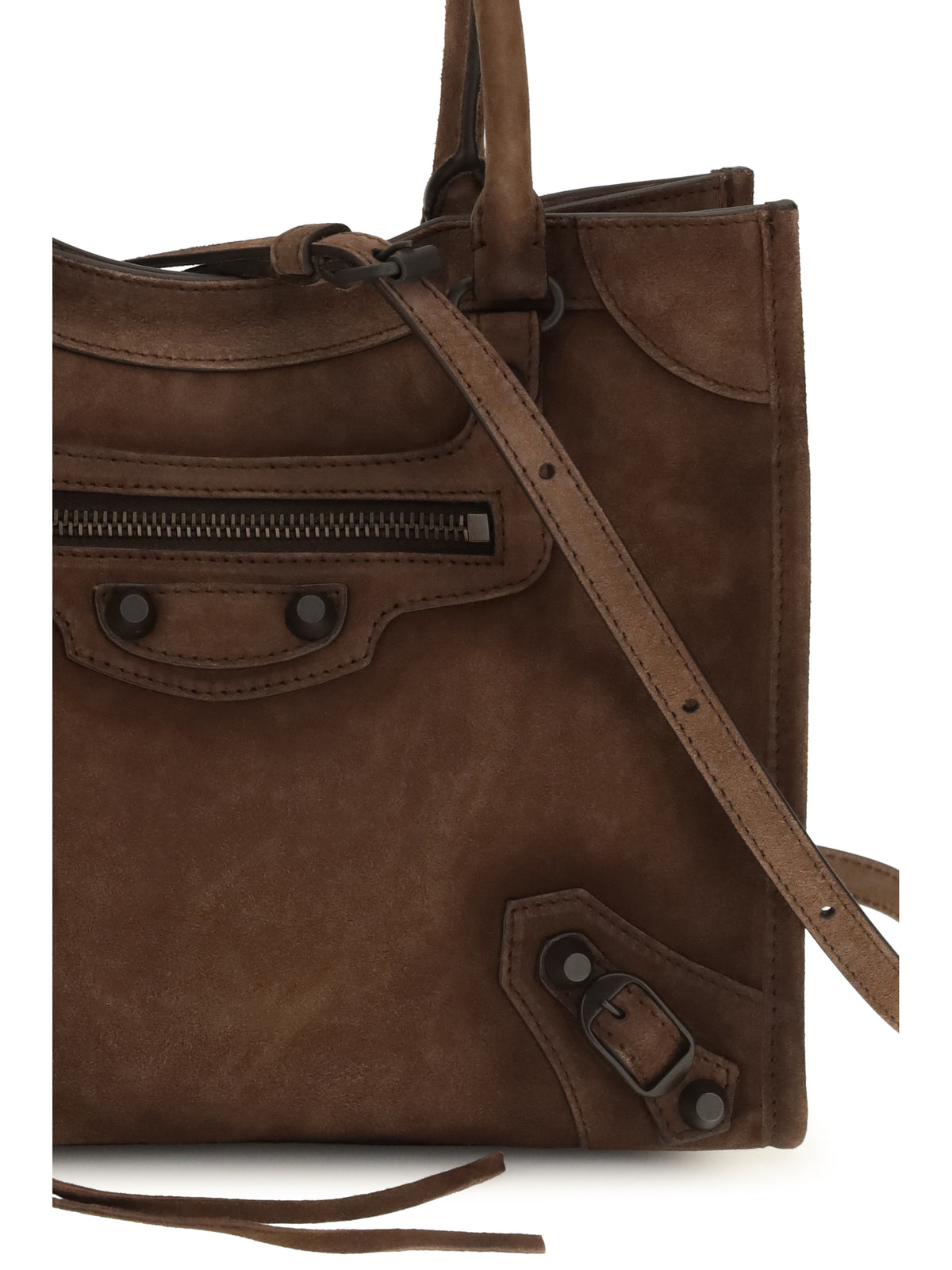 Balenciaga Le City Mini Tote Handbag - Light Espresso