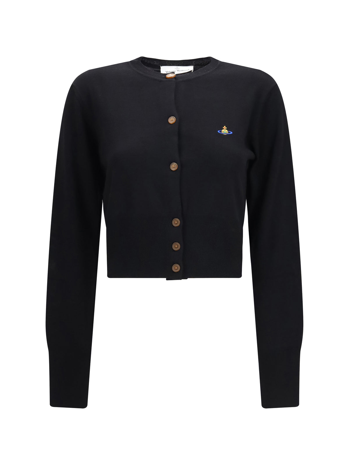 Vivienne Westwood Bea cropped wool Cardigan - Black