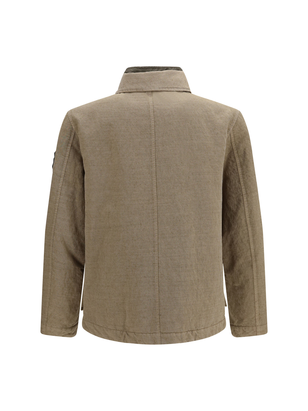 Stone Island Padded cotton and wool-blend Jacket - Biscuit