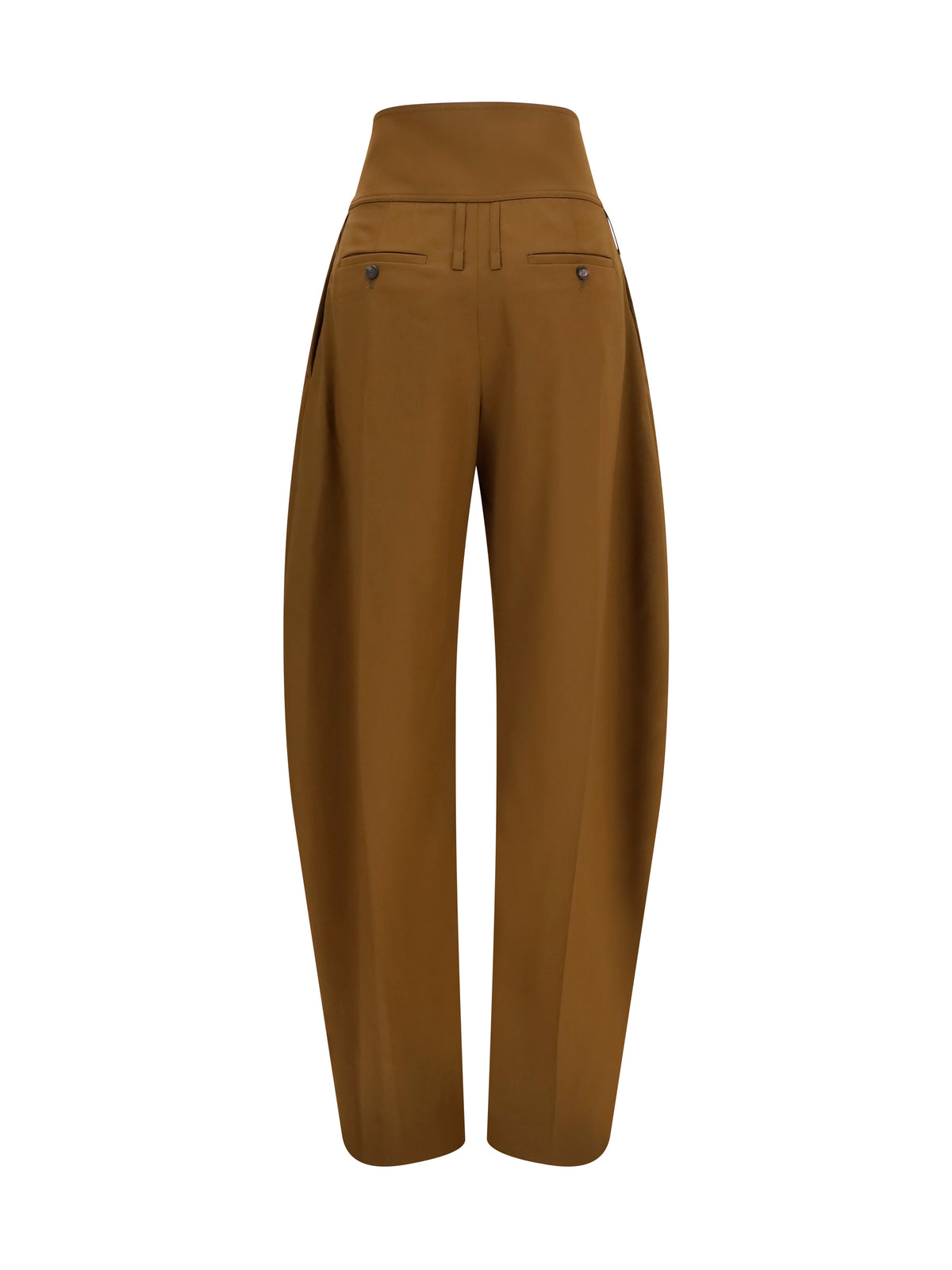 Ferragamo Wide balloon-fit zip Pants - Breen