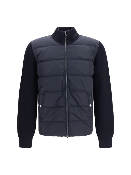 Herno Padded Cardigan - Blue Dark