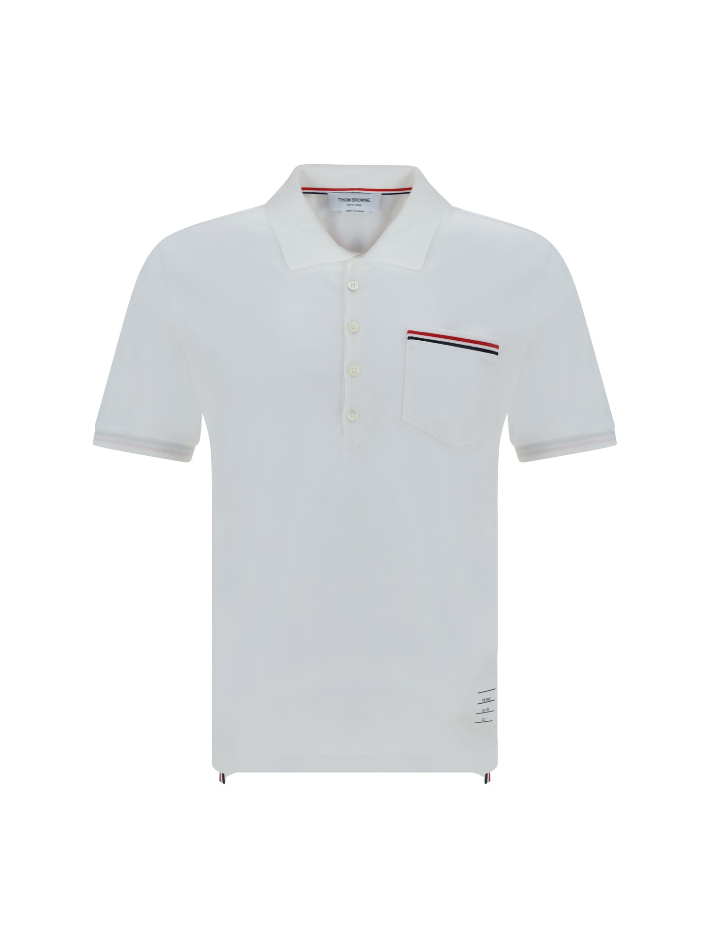 THOM BROWNE Short Sleeves Polo