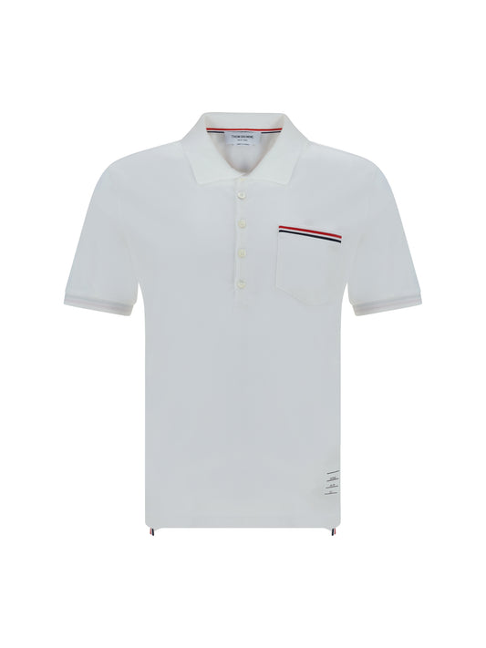 THOM BROWNE Short Sleeves Polo