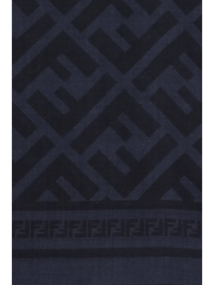 FENDI FF wool and silk Scarf