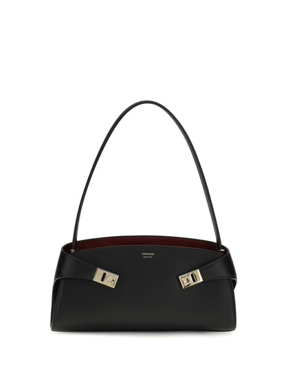 Ferragamo Hug East-West Shoulder Bag - Black