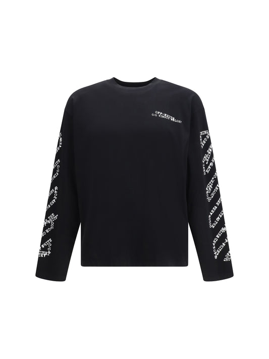 OFF-WHITE Patterned long-sleeve T-shirt