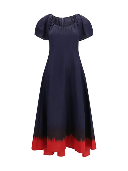TORY BURCH Midi Dress with balloon sleeves