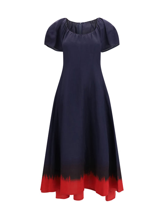 TORY BURCH Midi Dress with balloon sleeves