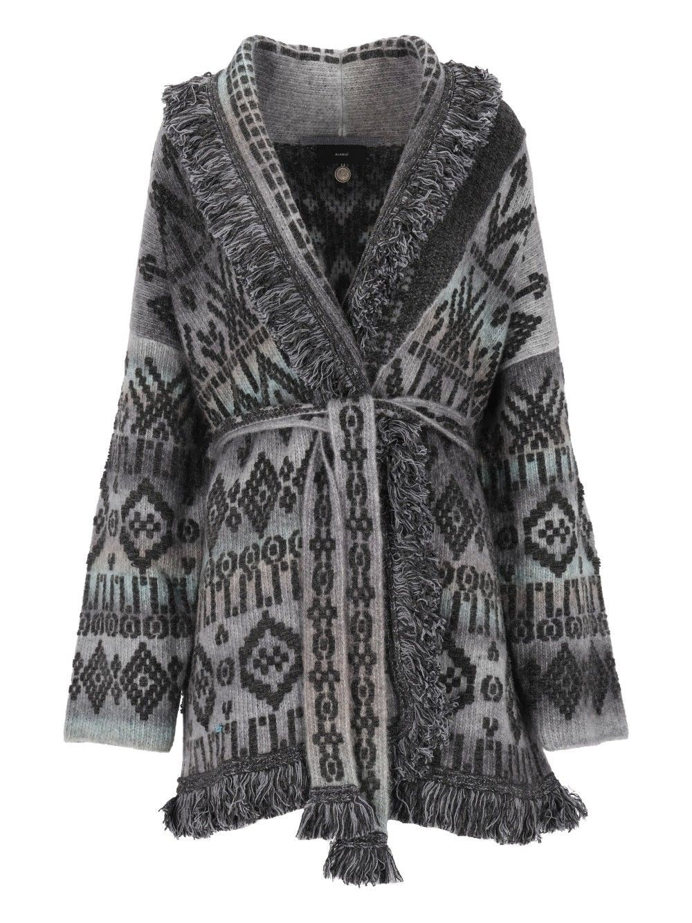 Alanui Cardigan Time To Shine - Grey