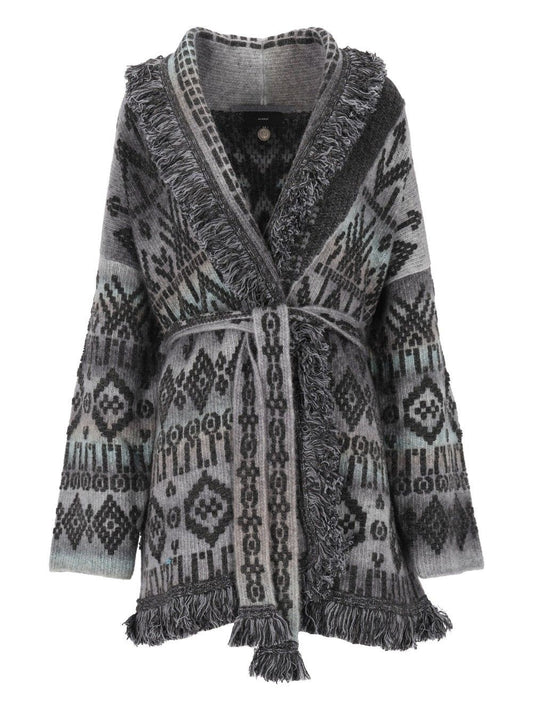 Alanui Cardigan Time To Shine - Grey
