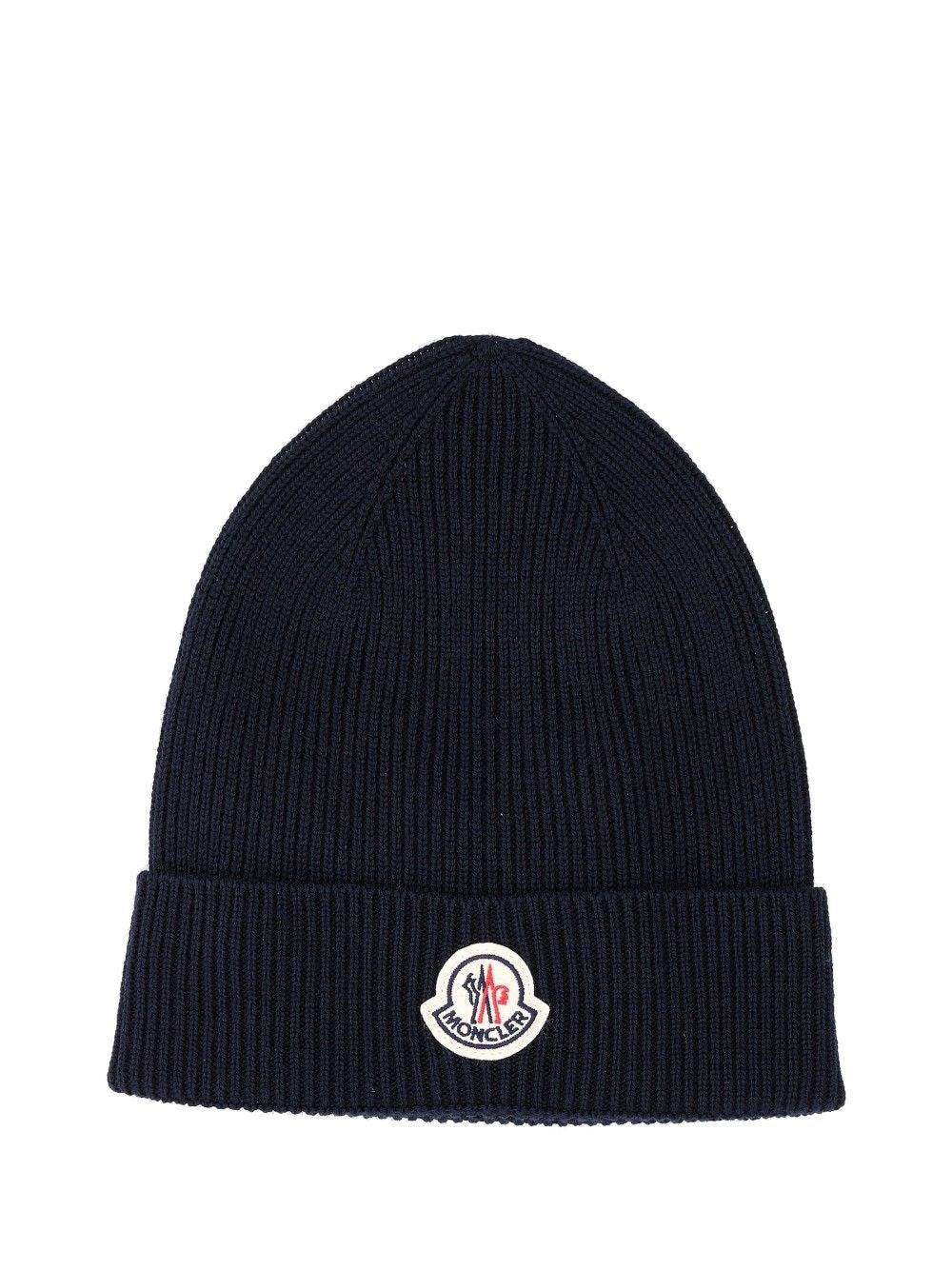 Moncler Wool Hat - Blue