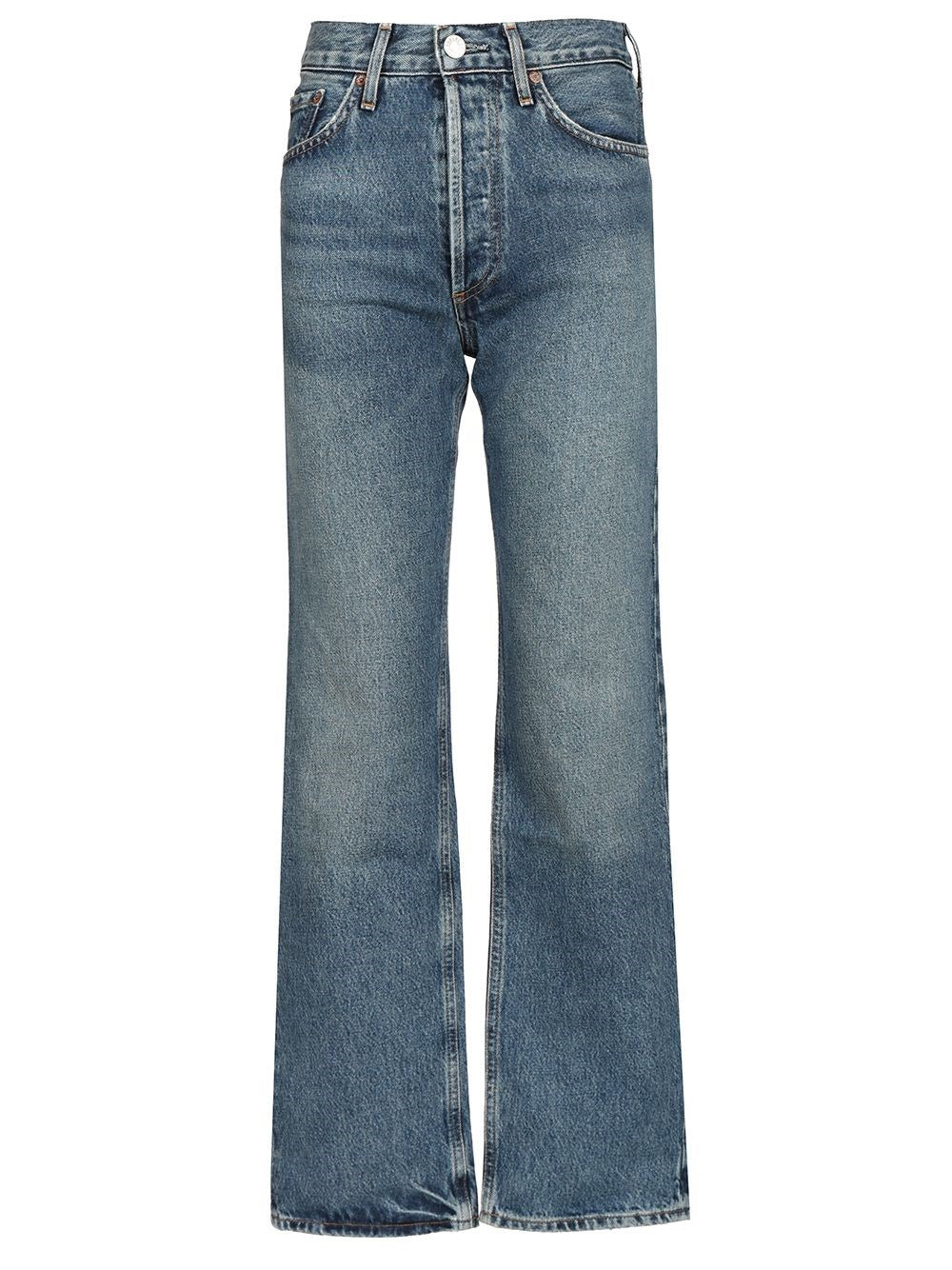 Agolde "Wool" Jeans - Sky Blue