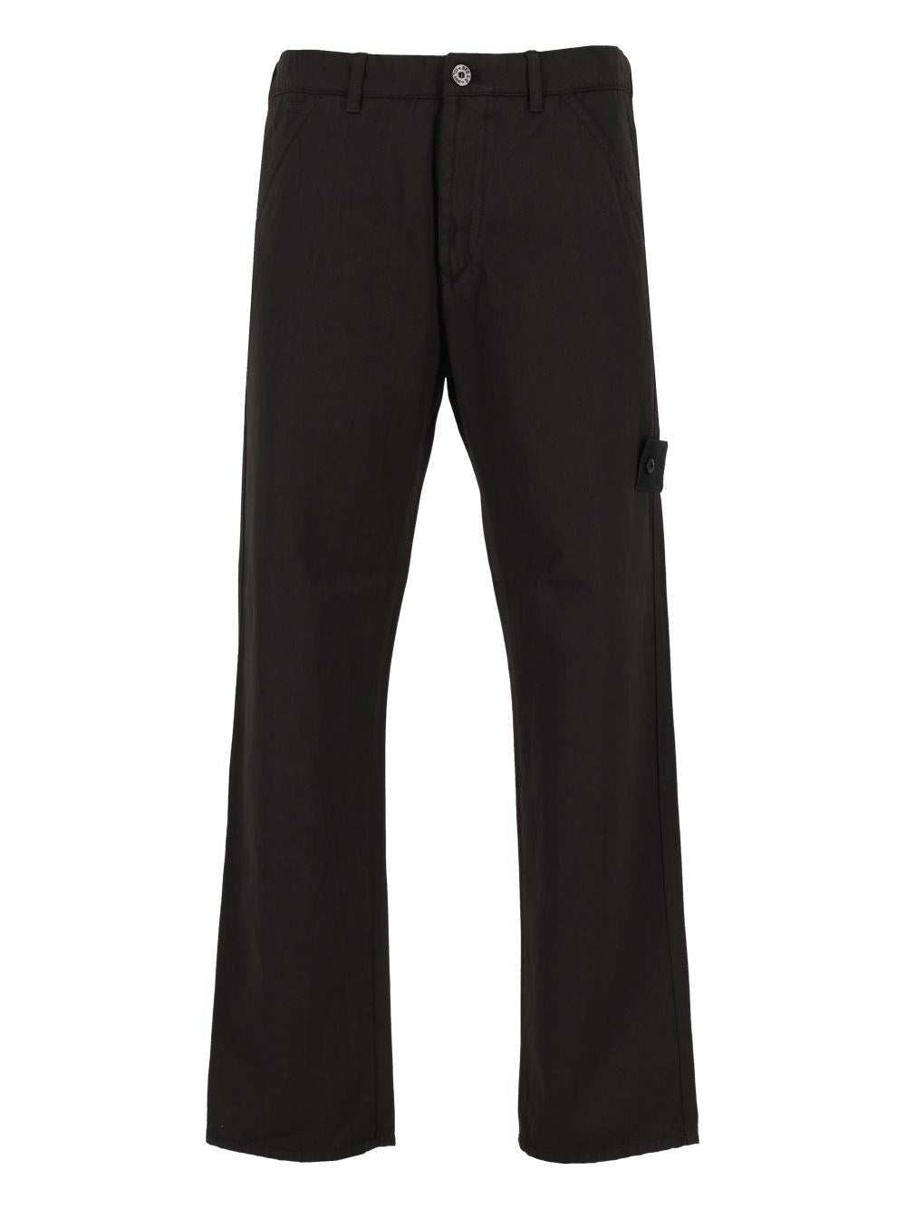 Stone Island "S.I. Ghost" Trousers - Black