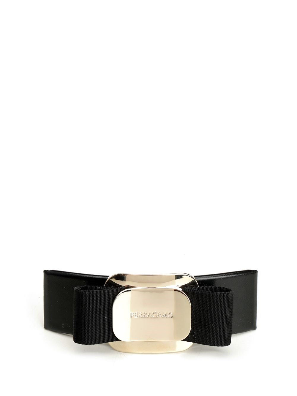 Ferragamo Hair Clip With New Vara Plate - Black