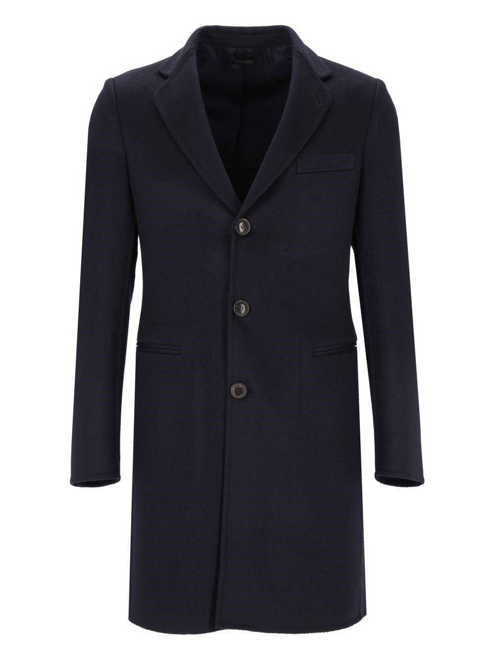 Giorgio Armani Long Cashmere Coat - Blue