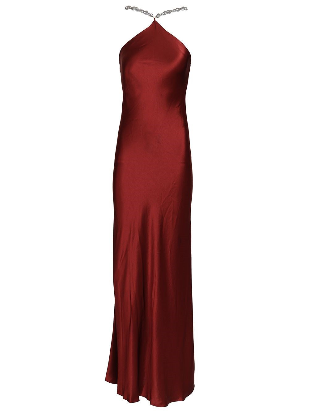 Staud Cadence Long Dress - Red