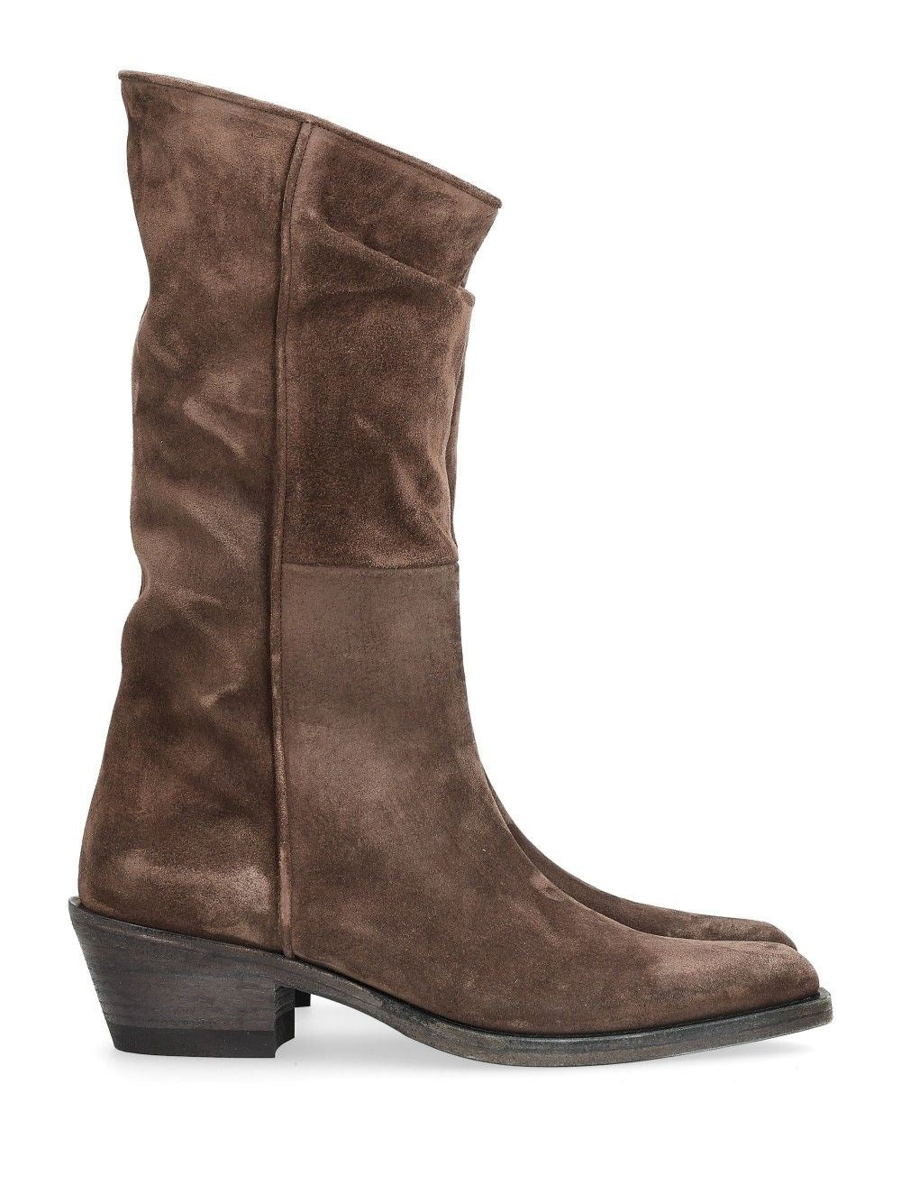 Khaite Clive Suede Boots - Brown
