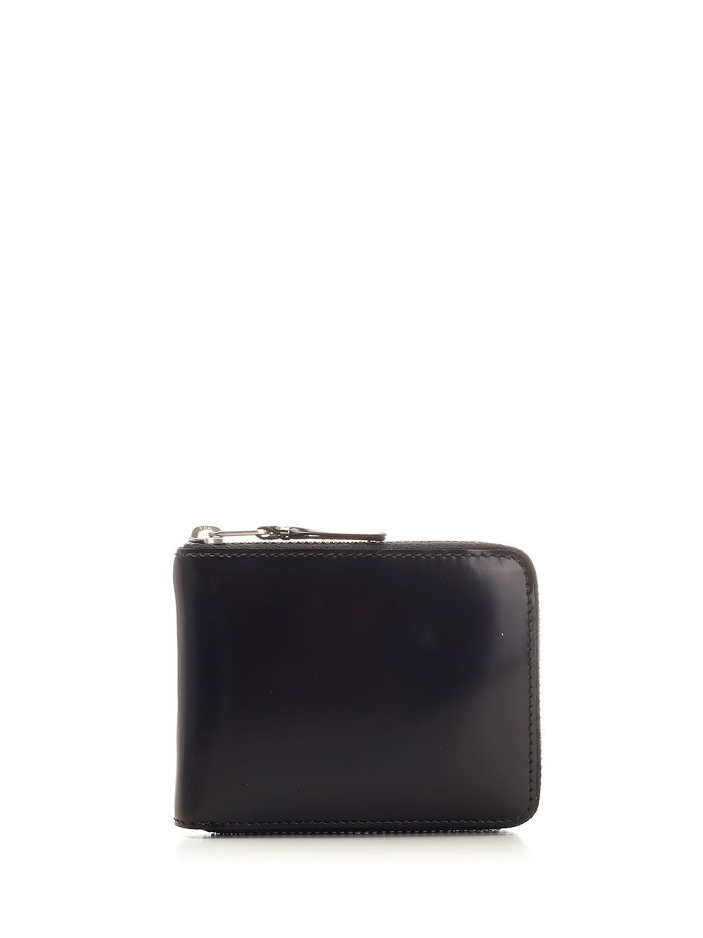 Comme Des Garcons Wallet Leather Wallet - Silver