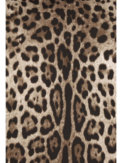Dolce & Gabbana Large Duchesse cotton Cushion - Leopardo