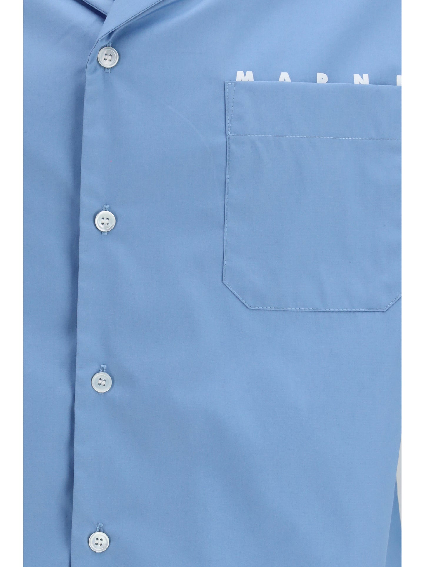 MARNI Short-sleeved cotton bowling Shirt