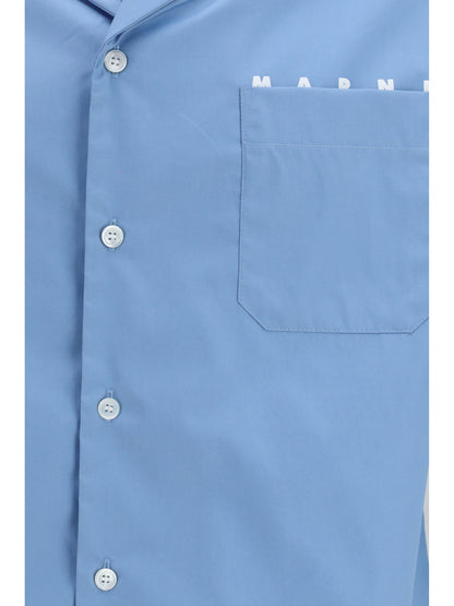 MARNI Short-sleeved cotton bowling Shirt