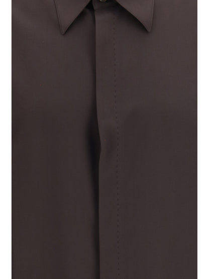 Dolce & Gabbana Martini crêpe de chine Shirt - Testa Di Moro