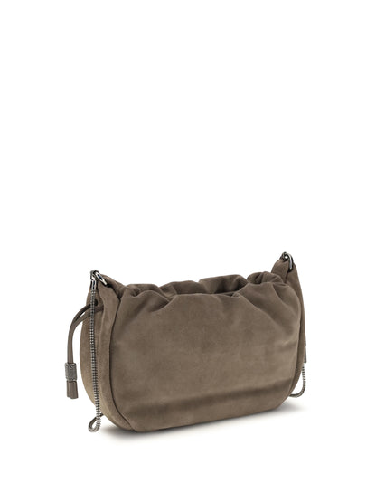 BRUNELLO CUCINELLI Suede Shoulder Bag