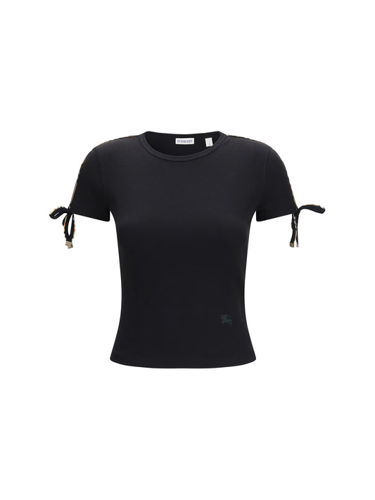 BURBERRY Cotton Lace-detail T-shirt
