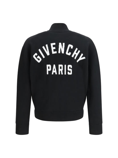 Givenchy Stretch wool-blend Cardigan - Black/White