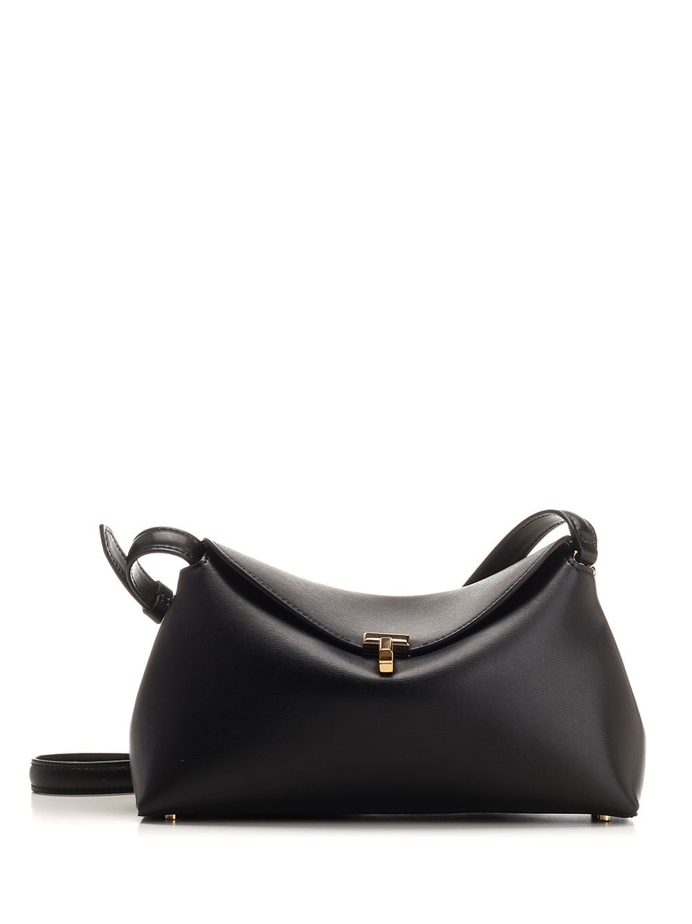 Toteme "T-Lock" Shoulder Bag - Black