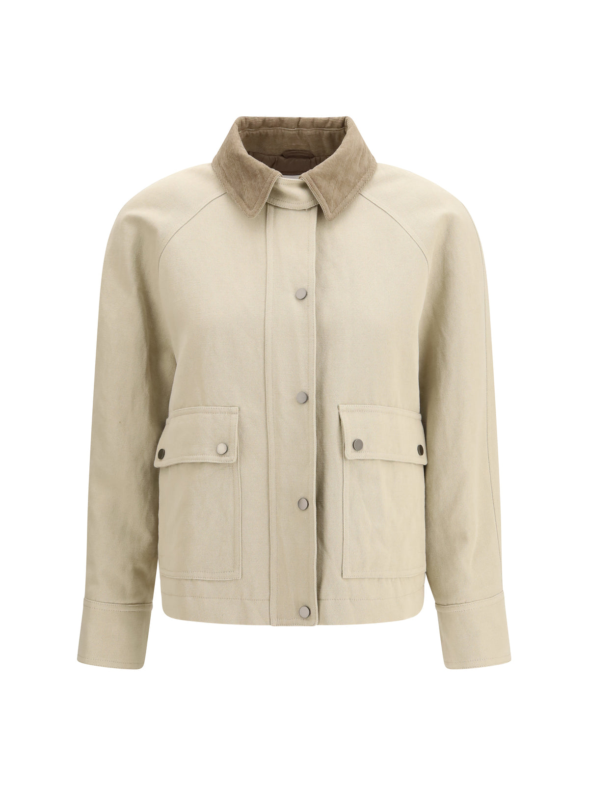 Brunello Cucinelli Cotton-linen canvas Jacket - Beige