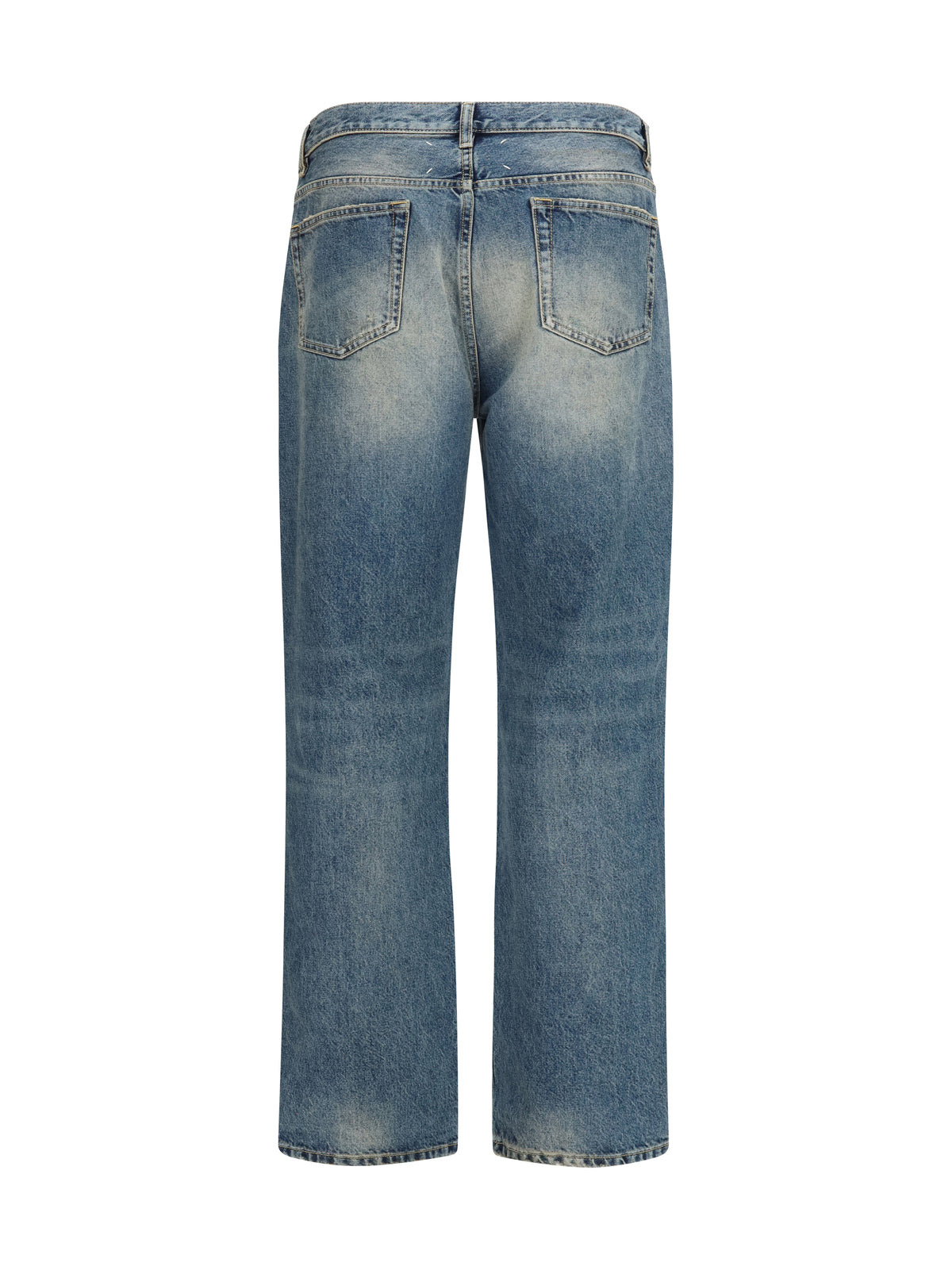 Maison Margiela Straight-leg ripped Jeans - Super Used