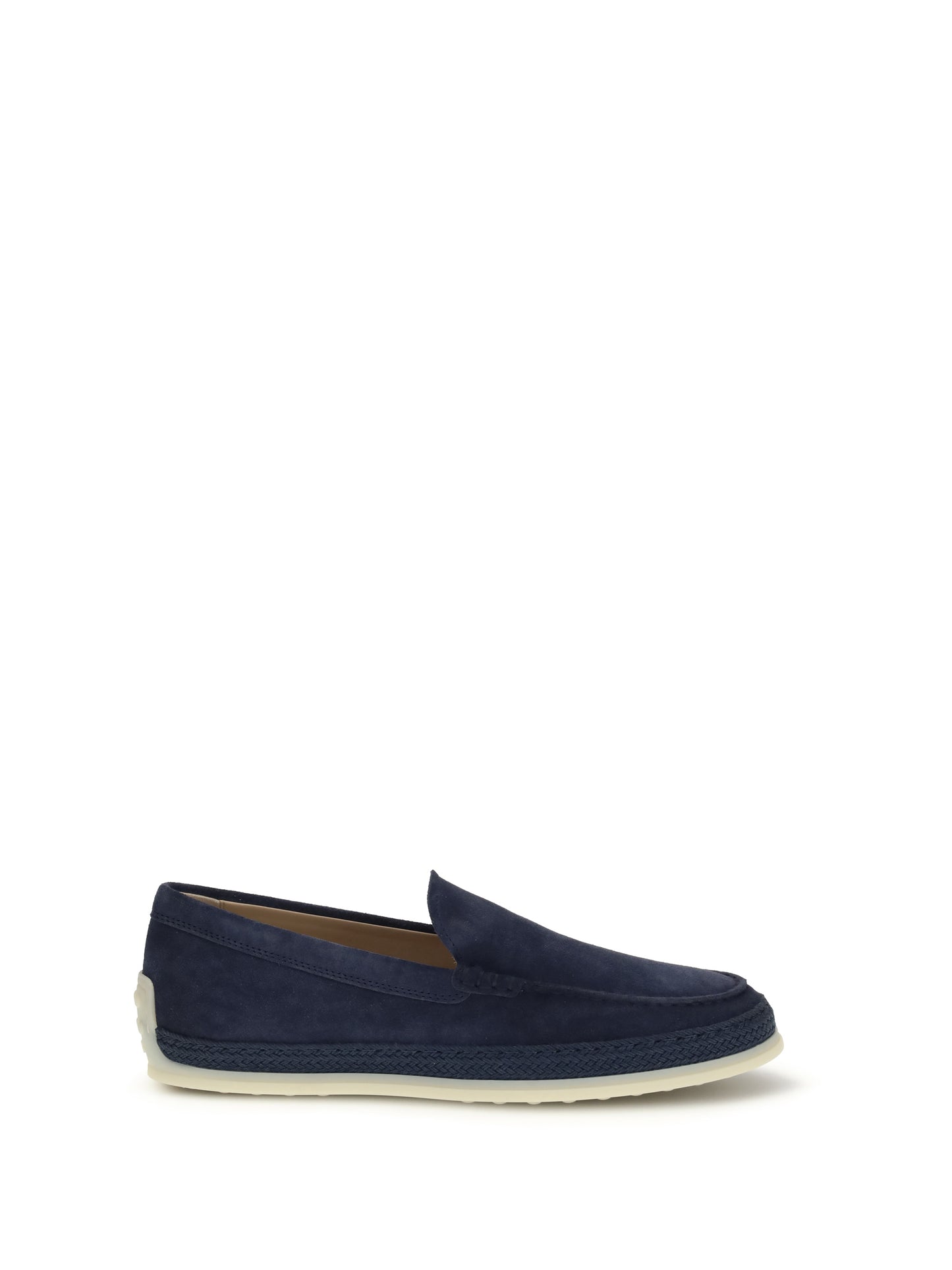 TOD'S Raffia and leather Slipper Loafers