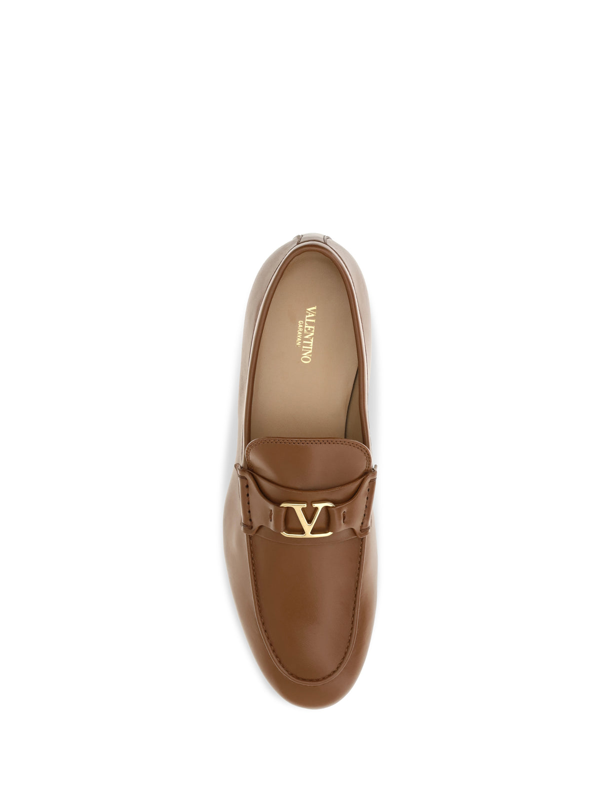 Valentino Garavani VLogo Signature nappa Loafers - Tobacco