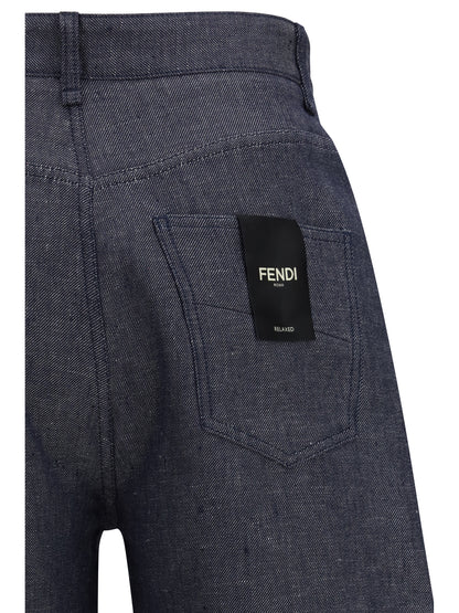 FENDI D. Relaxed Jeans