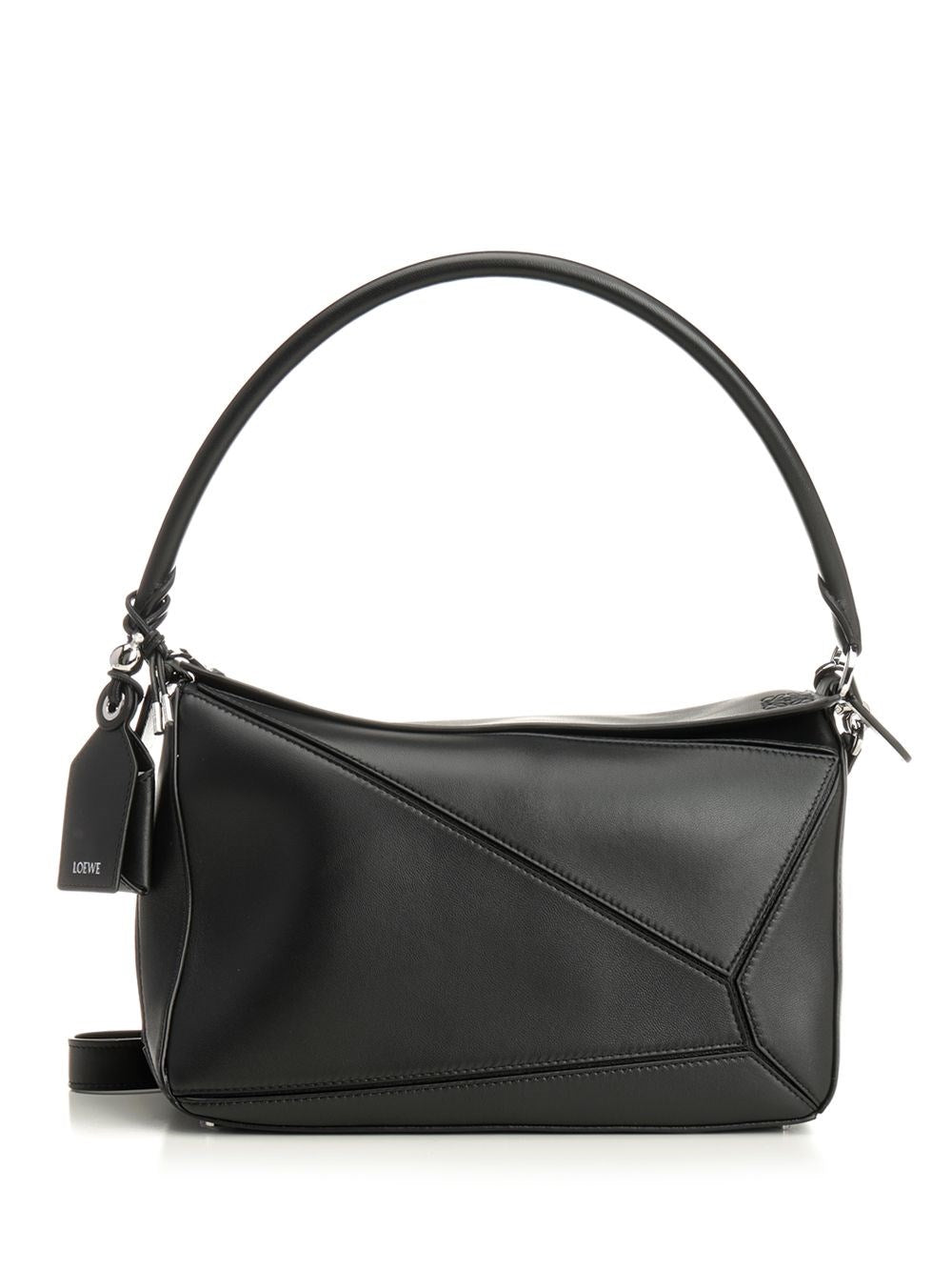 Loewe "Puzzle Featherlight" Medium Bag - Black
