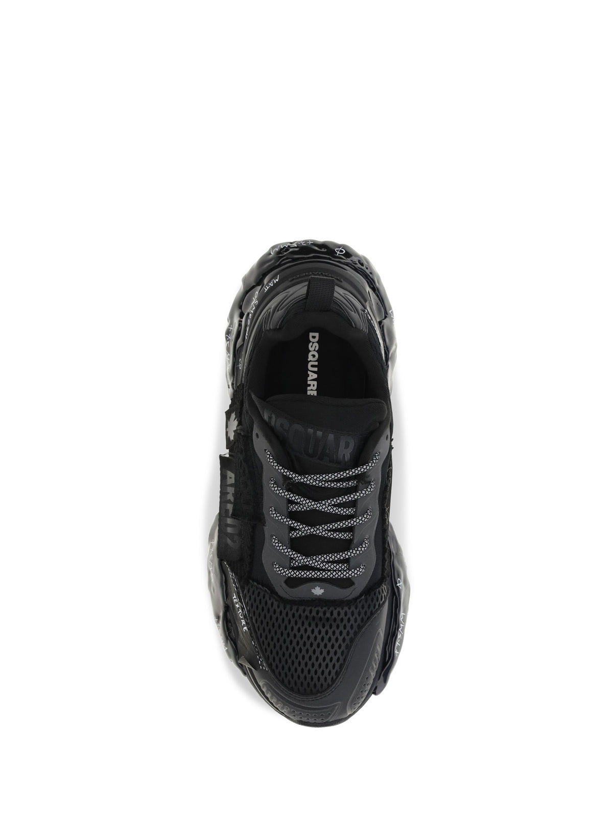 Dsquared2 Faster Sneakers with mesh inserts - Black