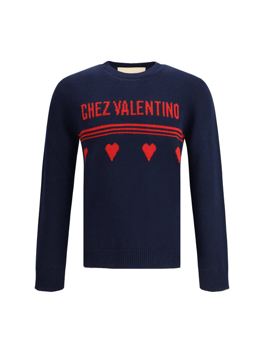 VALENTINO Chez Valentino Wool Sweater