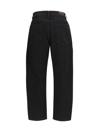 Lemaire Twisted Workwear Pants - Black