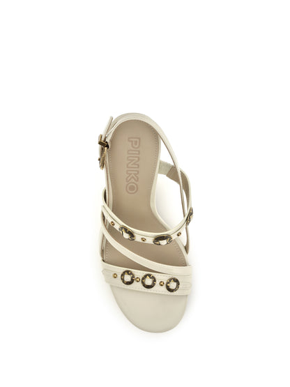 PINKO Leather Vanda Sandals