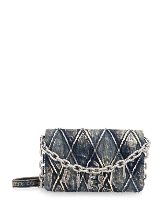 Diesel Wallet With Chain "On Chain" - Blue