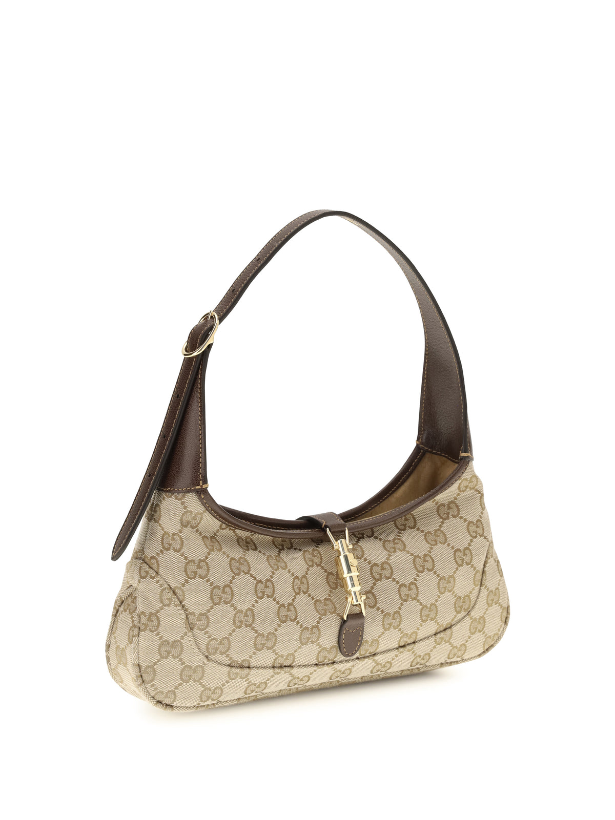 Gucci Medium Jackie Slim Shoulder Bag - Vintag.Sand/Dk Brown