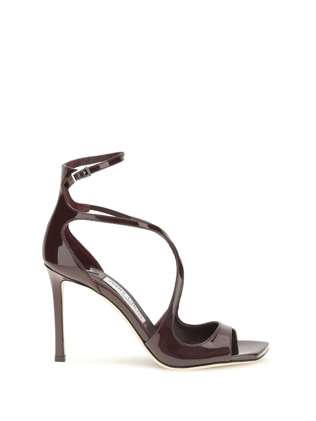Jimmy Choo Azia Sandals - Deep Merlot