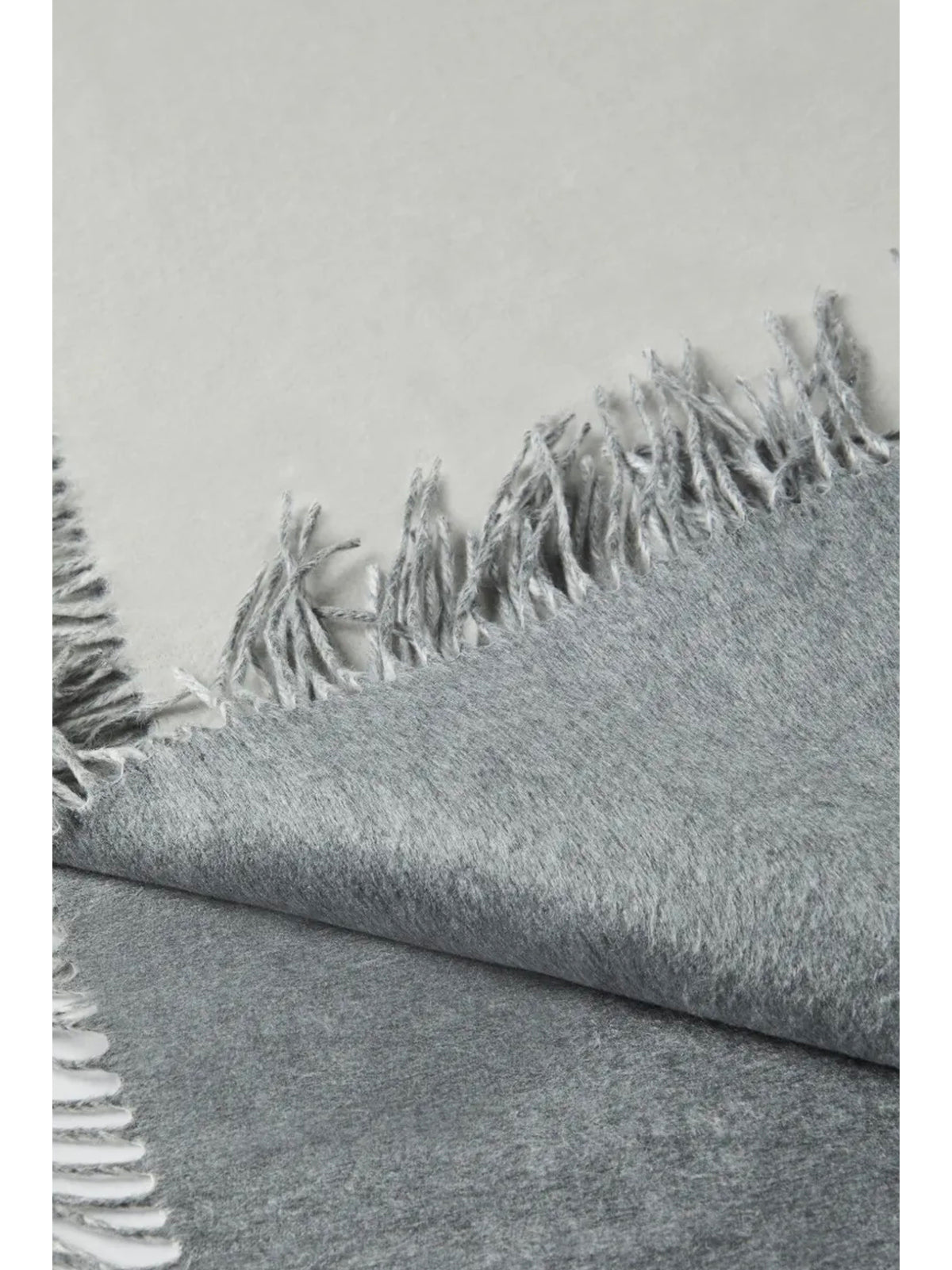 Brunello Cucinelli BLANKET - Grey Light/Panama