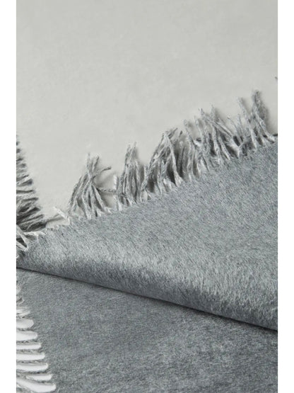 Brunello Cucinelli BLANKET - Grey Light/Panama