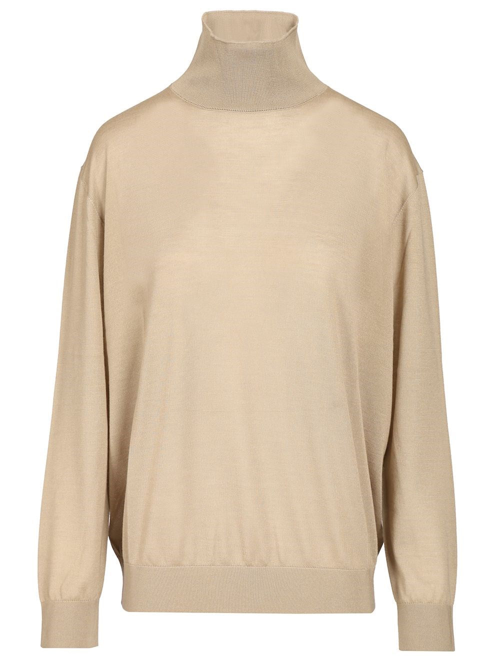 The Row Turtleneck Sweater - Beige