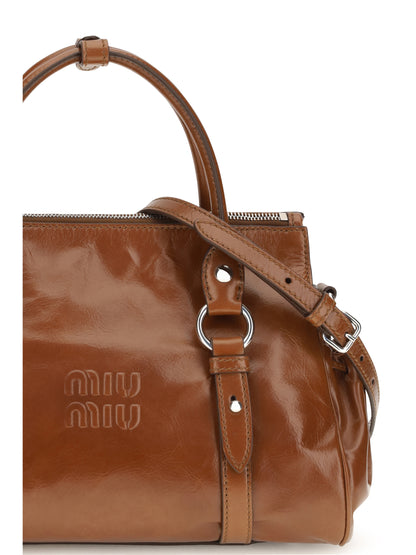 Miu Miu Leather Handbag - Palissandro