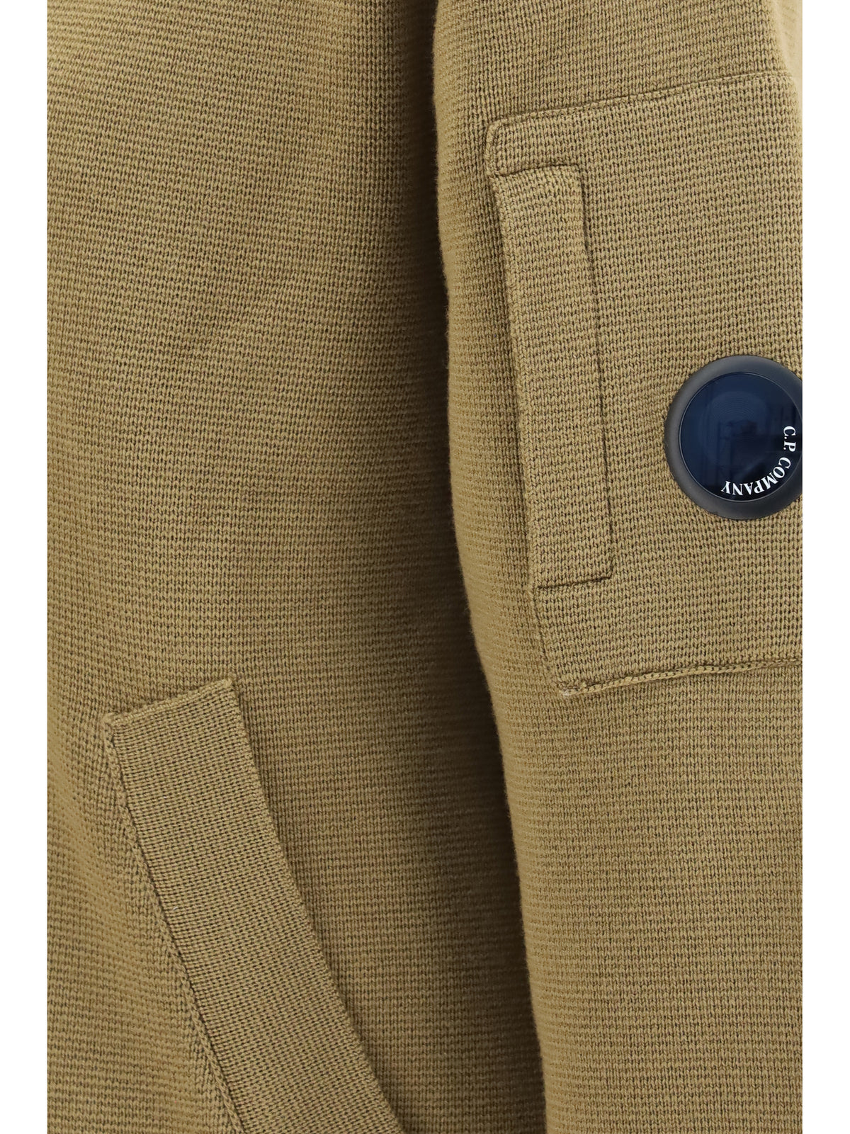 C.P. Company Reversible merino wool and stretch nylon Cardigan - Ermine