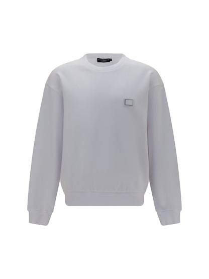 Dolce & Gabbana Cotton Sweatshirt - White Ottico