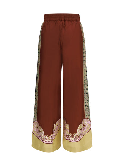 La Double J Palazzo Pants - Kells Swirl Placée